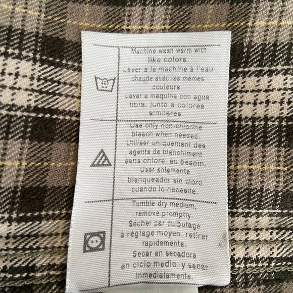 Carhartt Men's Original Fit Loden Green Cotton Flannel Button‎ Up Shirt Size XL - Picture 7 of 12